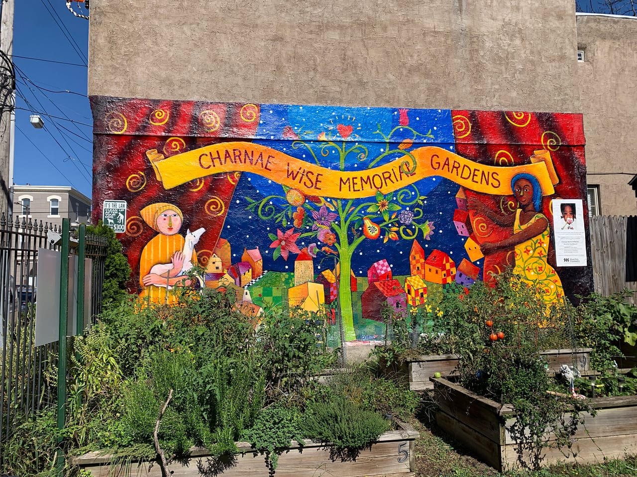 Charnae Wise Memorial Gardens Philadelphia