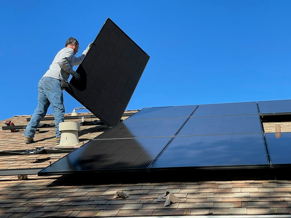 Future proofed homes have solar panels. 