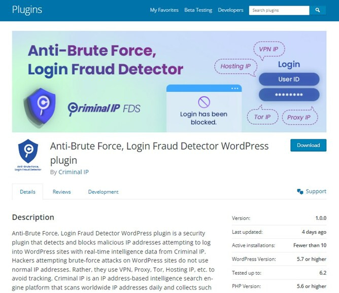 How To Protect Your WordPress From Anti-Brute Force With Criminal IP FDS - Credit: PR Newswire