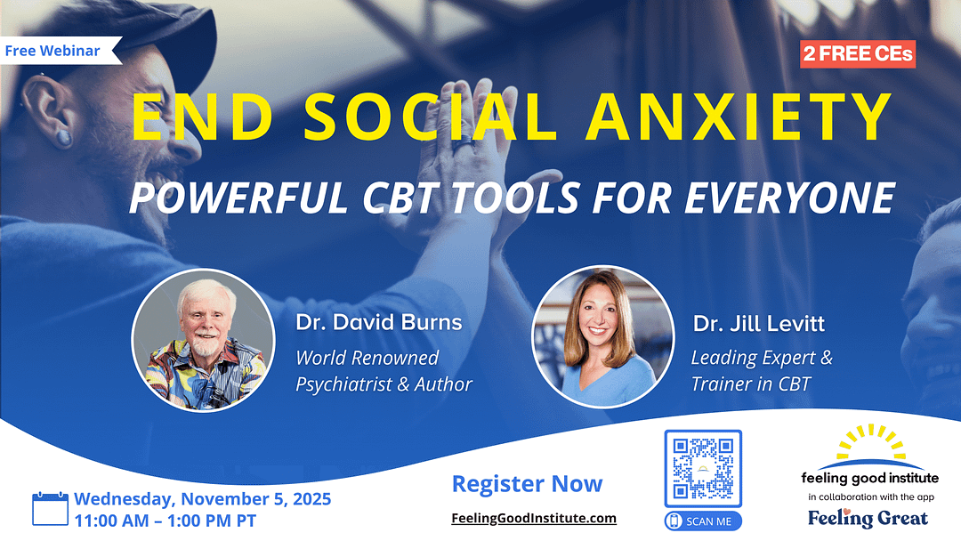 Coming Tomorrow! Free Webinar on Social Anxiety!