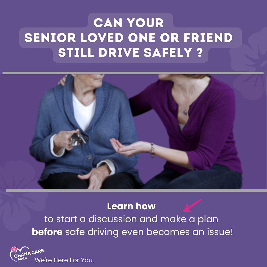 Are you worried about yourself, a senior loved one or an older friend being able to drive safely?