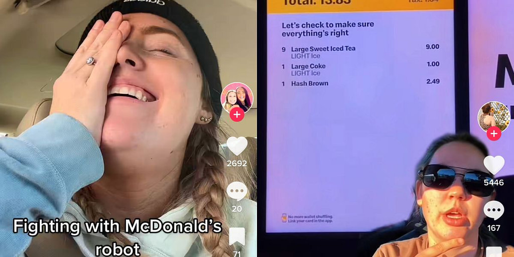 TikTokers Bewildered by McDonald's AI Ordering System Not Meeting Expectations - Credit: Fortune