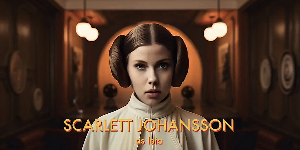 AI Creates Full 'Wes Anderson Directs Star Wars' Trailer - Credit: Polygon