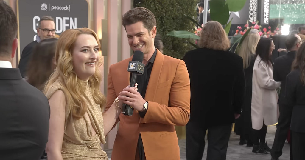 Amelia Dimoldenberg’s interview with Andrew Garfield shows professional flirting at work