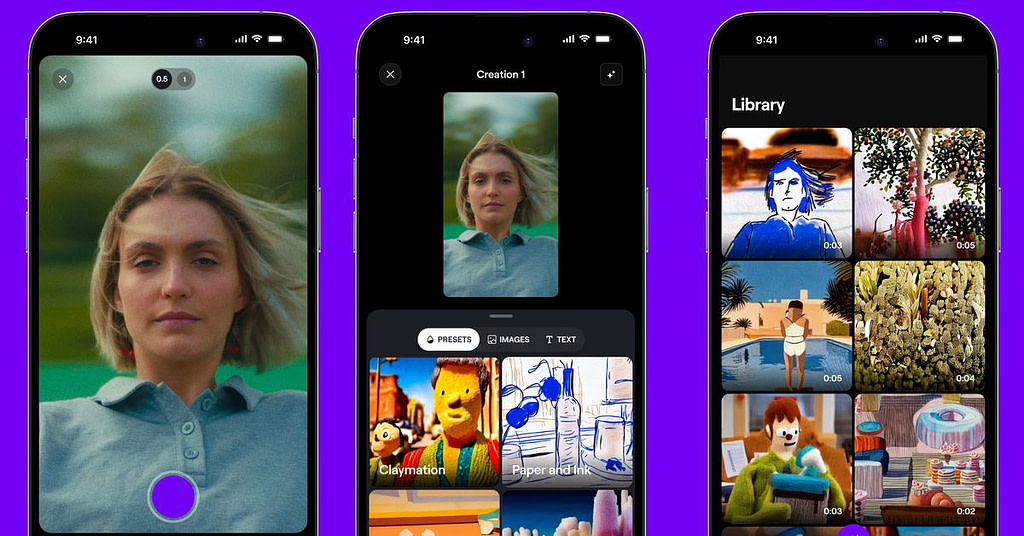 Create generative AI video-to-video right from your phone with Runway’s iOS app - Credit: The Verge