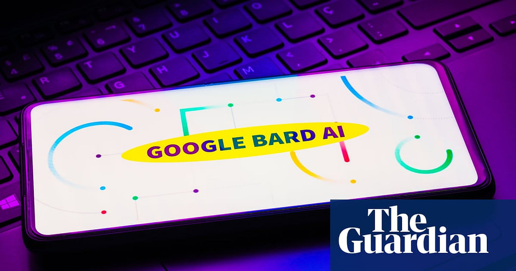 "Google vs. Microsoft: Who will Come Out on Top in the AI Chatbot Competition?" - Credit: The Guardian