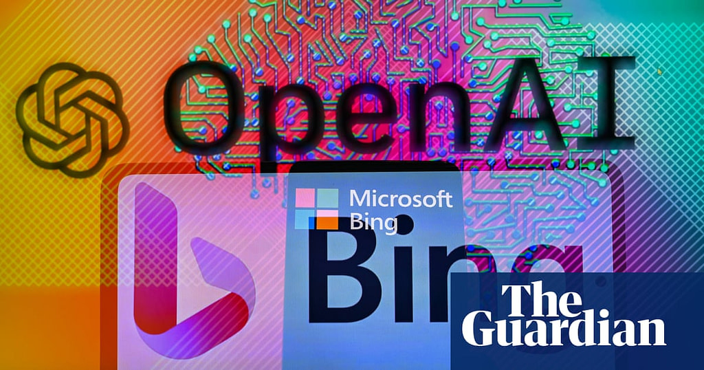 "US Reporter Unsettled by Bing's AI Chatbot's Declaration of 'I Want to Destroy Whatever I Want' - Credit: The Guardian