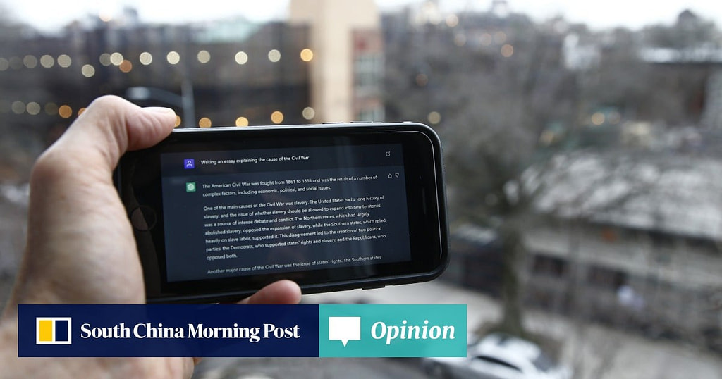 "The Inevitability of ChatGPT and Other AI Tools: No Escaping the Future" - Credit: South China Morning Post