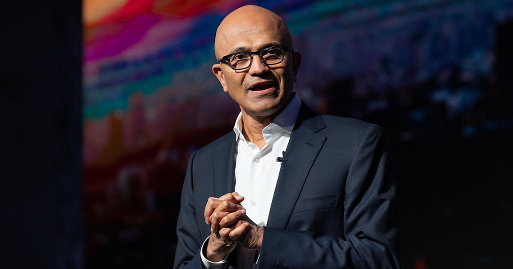 Microsoft CEO Predicts Artificial Intelligence Will Enhance Job Satisfaction Ahead of Major Announcement - Credit: CBS News