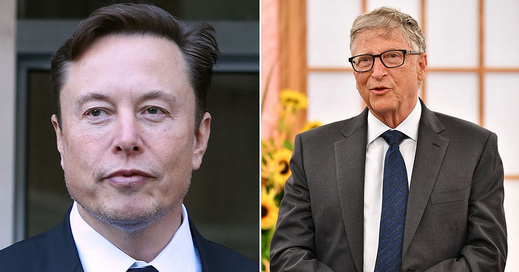Billionaire AI Wars: Musk Says Stop For Humanity But Gates Urges 'Age Of Bots' - Credit: Mirror