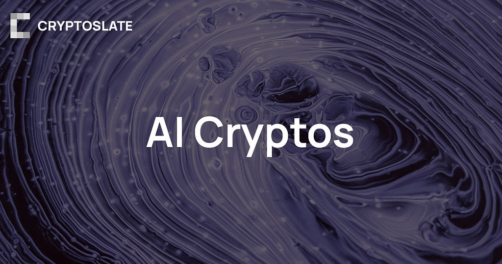 AI Cryptos Remain Hot as Market Sector Rises Above 51% in Last Week - Credit: CryptoSlate