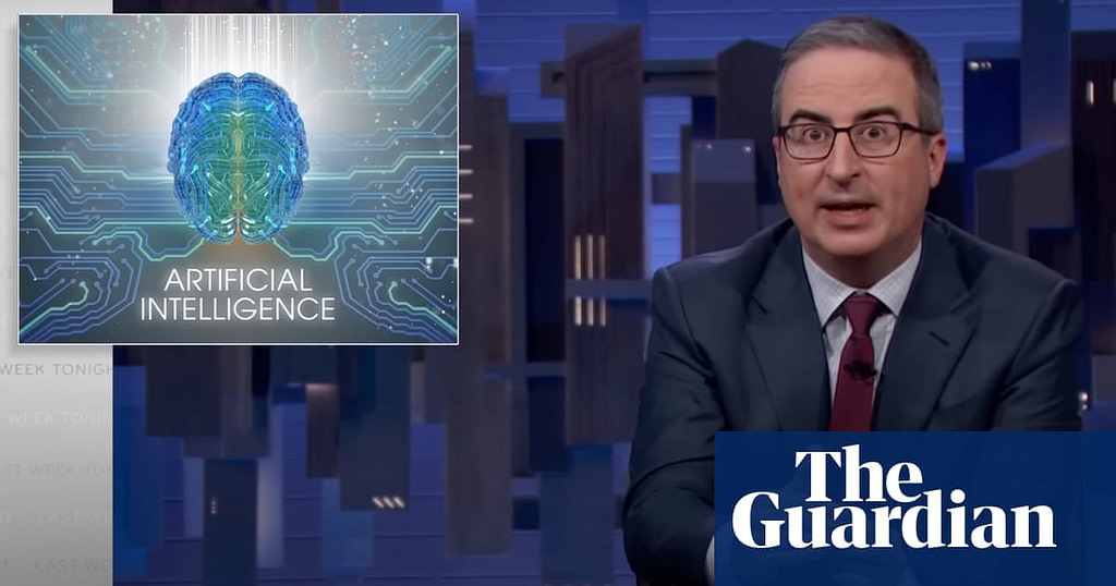 John Oliver's Stance on Artificial Intelligence: Examining the Pros and Cons - Credit: The Guardian