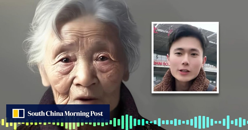 Dead chat: Chinese man uses AI to ‘resurrect’ late grandma, stirring debate - Credit: South China Morning Post