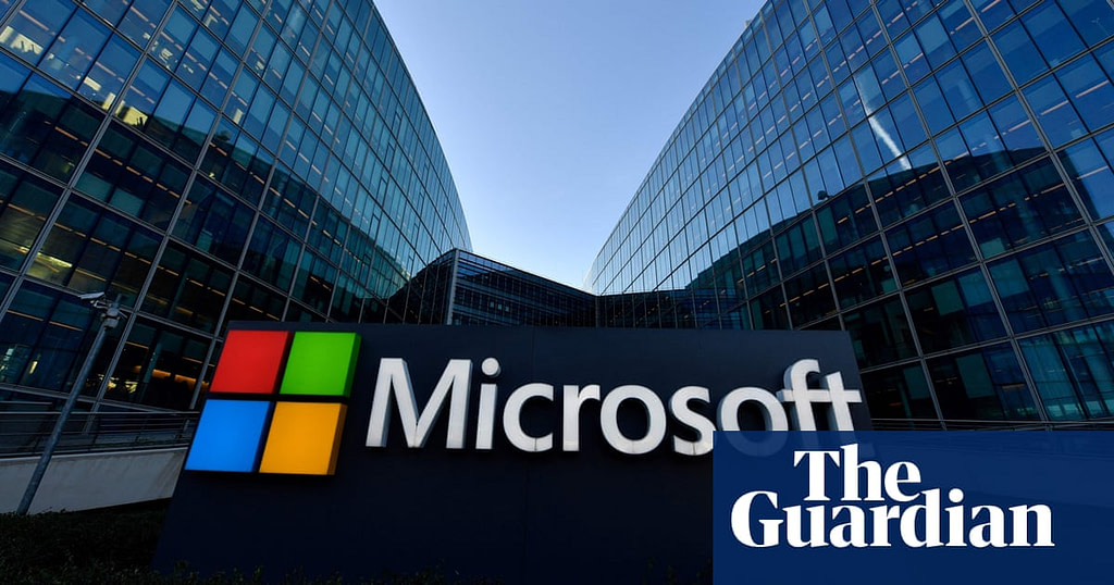 Microsoft Shares Up 8.3% As AI Features Give A Boost To Sales - Credit: The Guardian