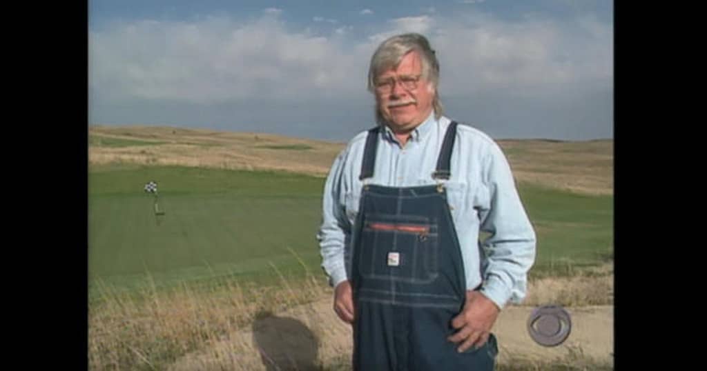 From 1999: Roger Welsch on a golf course in Nebraska’s Sandhills