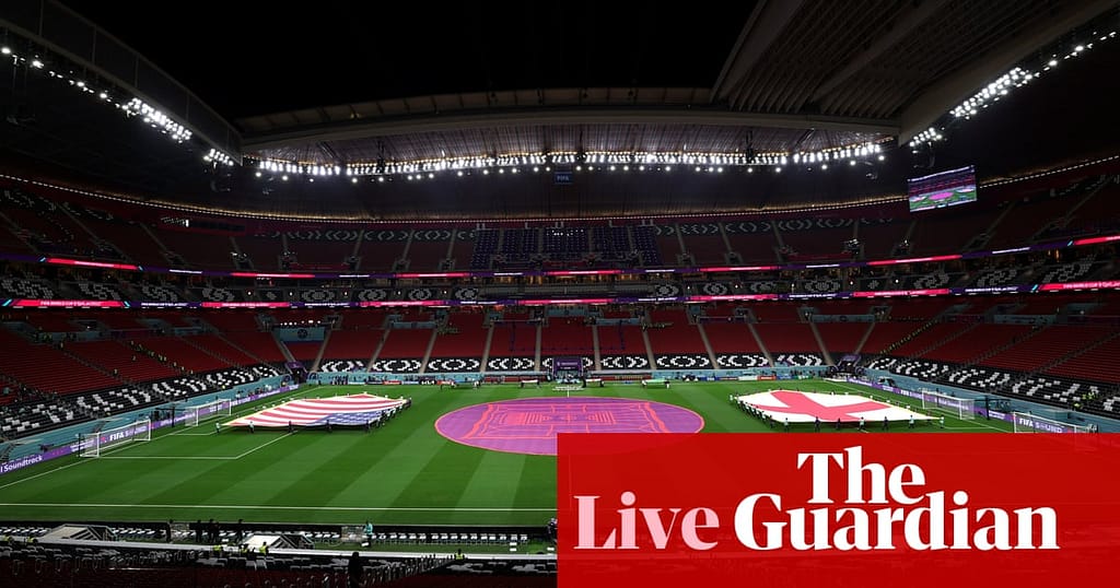 England v USA: World Cup 2022 – live