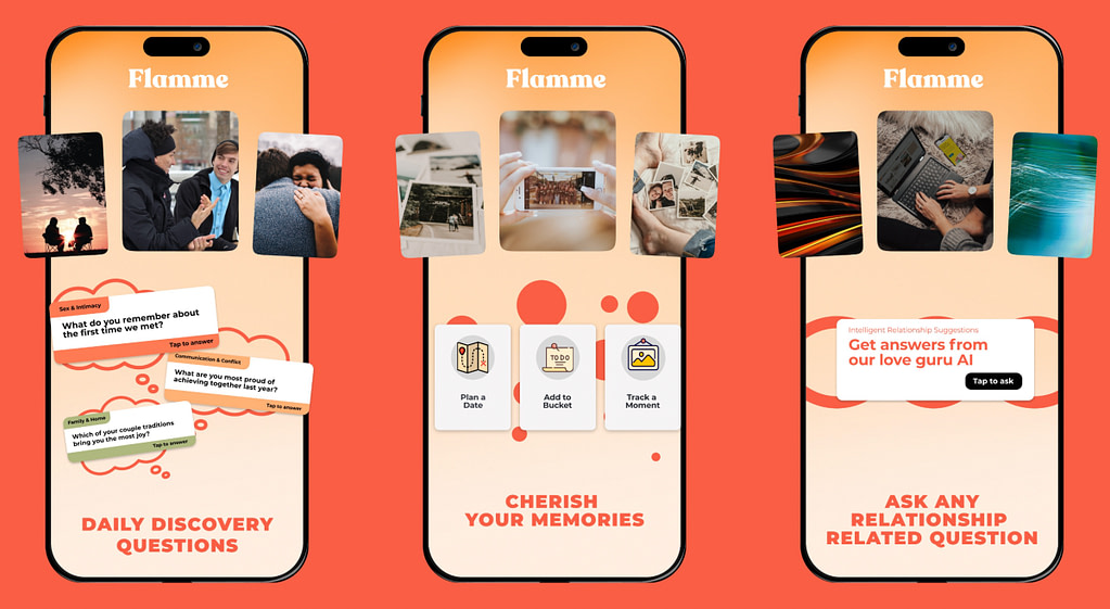 Flamme Relationship App Unveils Rebrand, Introduces AI Tool - Credit: TechCrunch