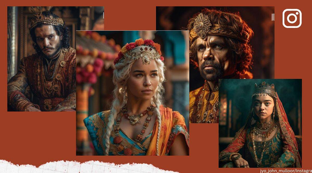 Game Of Thrones Characters Reimagined With An Indian Makeover - Credit: Indian Express