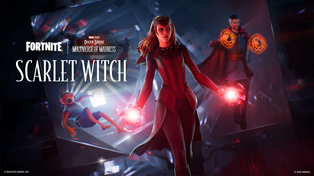 Fortnite Scarlet Witch Skin Brings Chaos Magic To The Item Shop