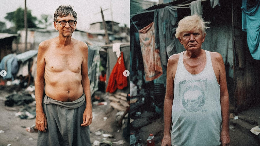 How do world billionaires look as poor? See these AI-generated pics - Credit: Hindustan Times