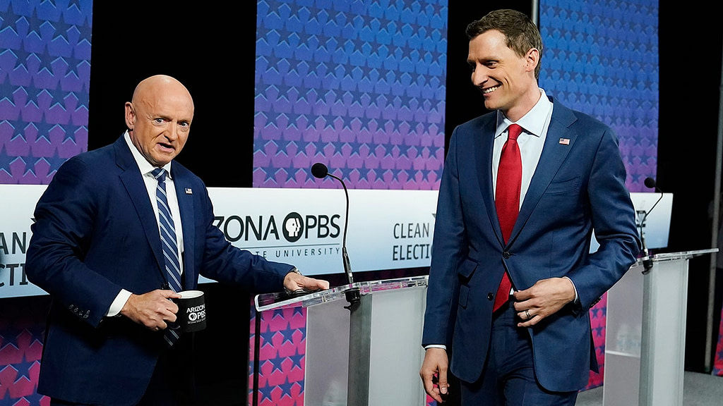 Arizona Senate race debate: Democrat Mark Kelly, Republican Blake Masters clash over immigration, abortion