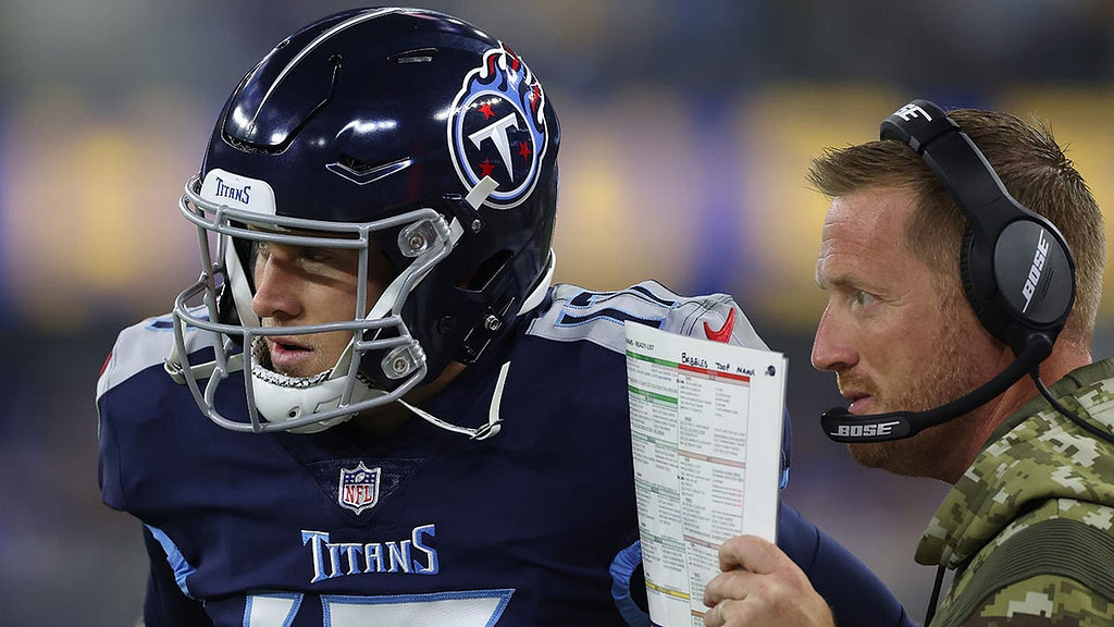 Titans’ Mike Vrabel addresses coach Todd Downing’s DUI arrest, declines questions about alcohol on team plane