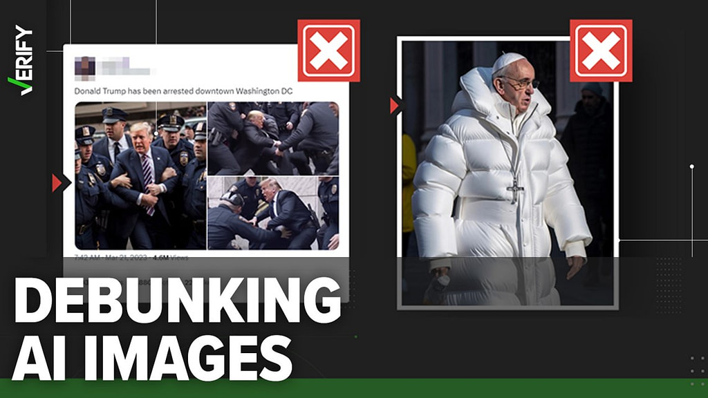 Debunking Fake AI Images Of Pope Francis & Trump - Credit: 10TV