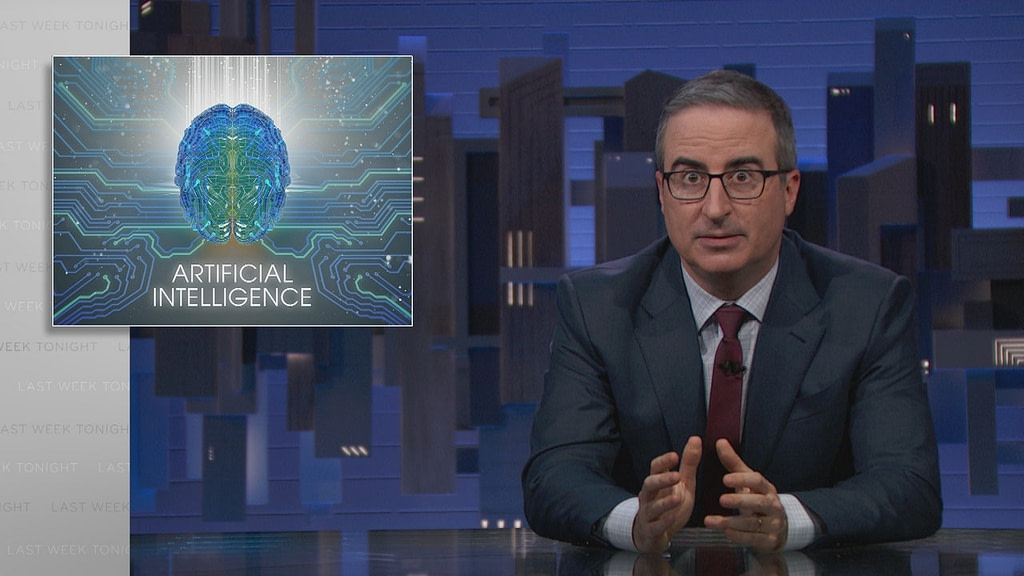 John Oliver Compares Artificial Intelligence to George Santos in Technology - Credit: Vanity Fair