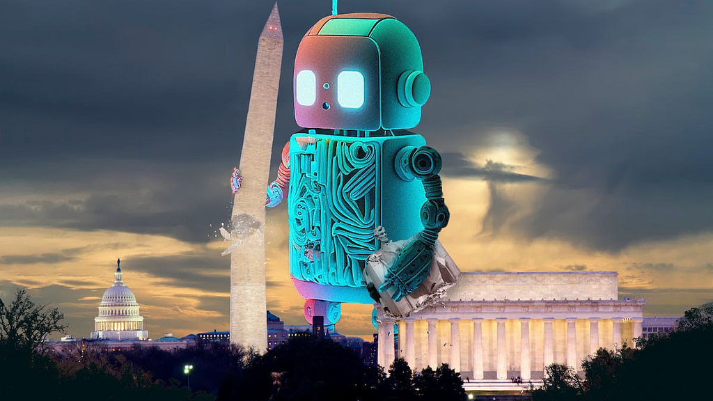 'AI Takes Aim at Your Dreams: Washington Gets an Eye-Opening Lesson in Automation' - Credit: The Information