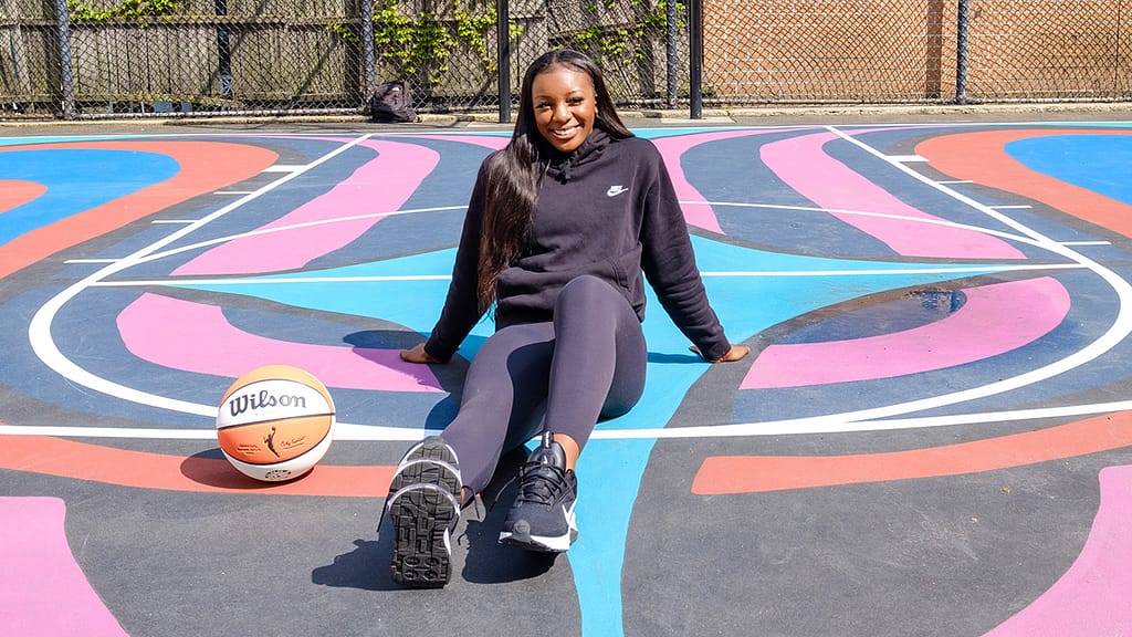 WNBA star Michaela Onyenwere giving back to NYC community with new season on horizon