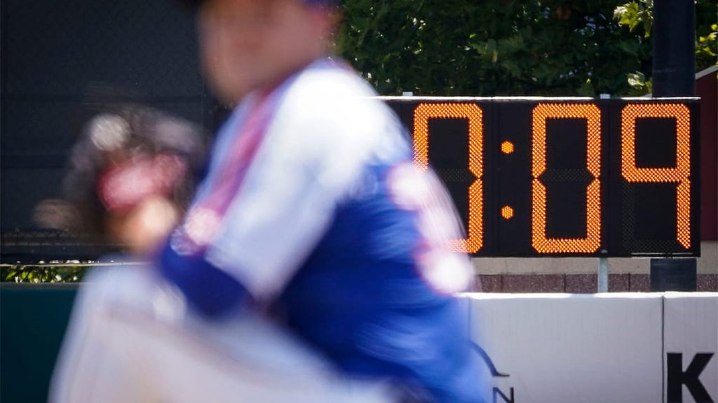 MLB says minor league games reduced by almost a half hour thanks to pitch clocks