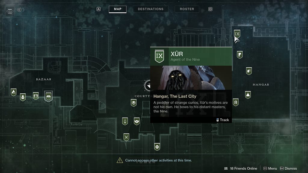 Destiny 2 Xur location and items, Sept. 30-Oct. 4