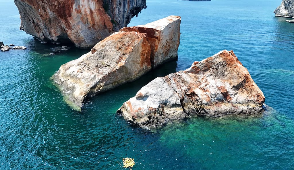 isla colapsada en krabi