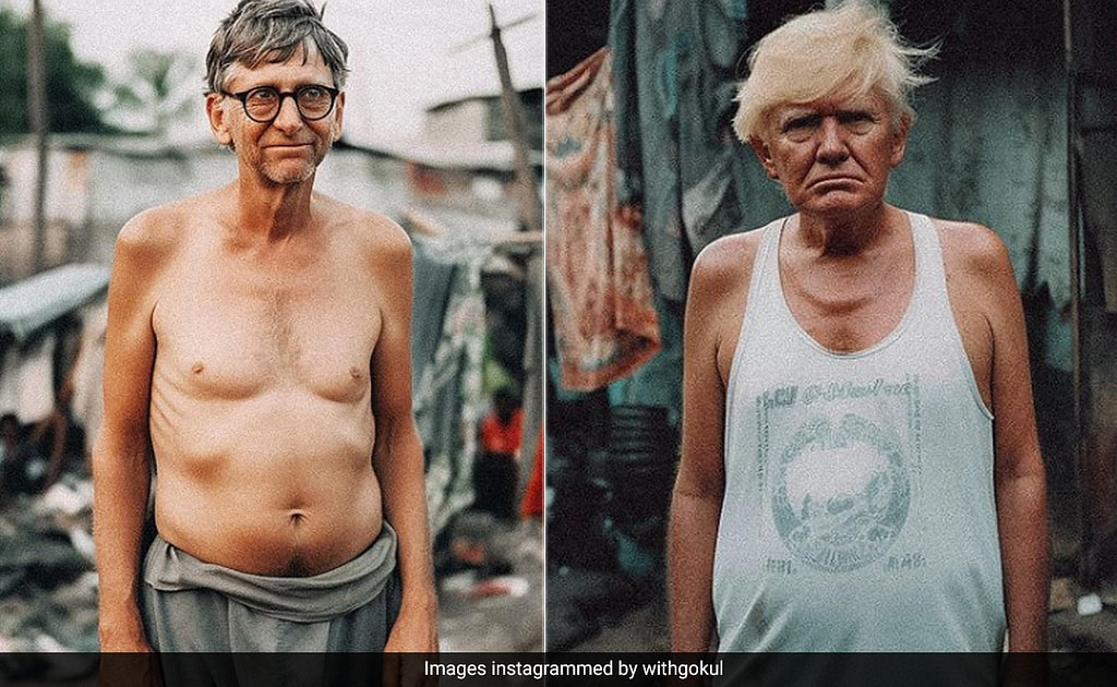 AI Artist Imagines How The World's Wealthiest Would Look If They Were Poor - Credit: NDTV