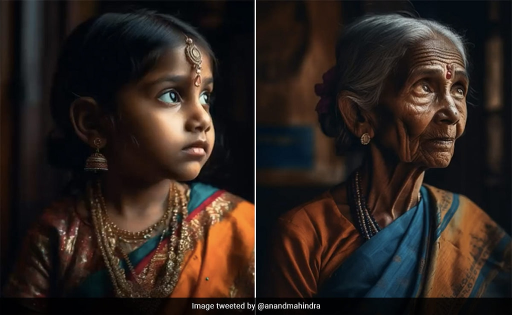 Hauntingly Beautiful: Anand Mahindra Shares AI Video That Shows How A Girl Ages - Credit: NDTV