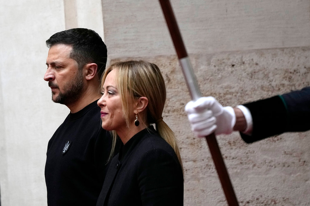 Zelenskyy in Rome to meet with Italian officials, Pope Francis