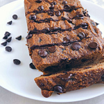 Pumpkin Chocolate Chip Bread: ry this simple and wholesome bread for some fall deliciousness. #healthybaking #fallbaking | www.jillzguerin.com