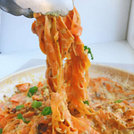Carrot Coconut Pasta: A nutrient-filled side dish that's still so cozy and grounding. #healthyfood | www.jillzguerin.com