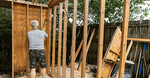 How To Tear Down a Garage 1 How To Tear Down a Garage 2