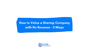 How to Value a Startup Company with No Revenue - 3 Ways