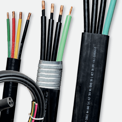 Paige NSF Rated Flat Jacketed Submersible Pump Cable