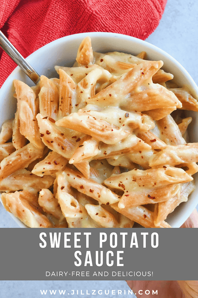Sweet Potato Sauce: If you love sweet potato as much as me, you need to try this sauce! So simple, clean and healthy. #healthysauce | www.jillzguerin.com