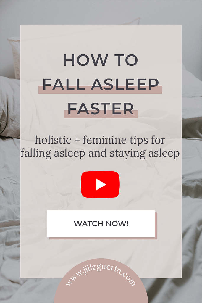 Holistic + feminine tips for falling asleep and staying asleep. | www.jillzguerin.com