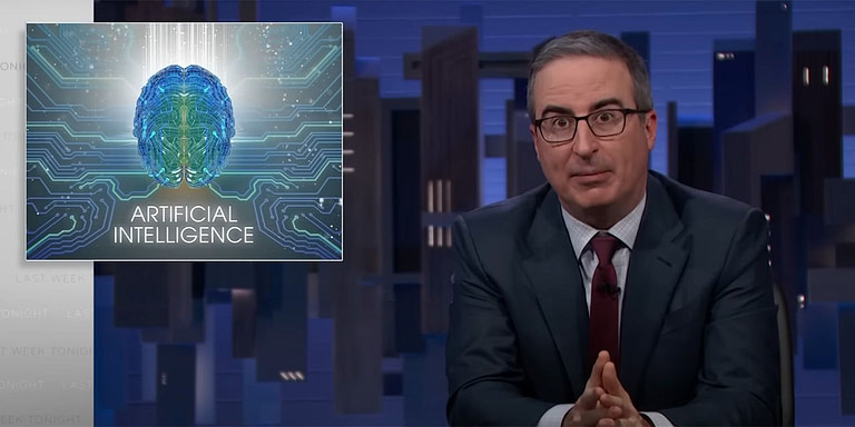 John Oliver Takes On A.I. Platforms ChatGPT and Midjourney on 'Last Week Tonight' - Credit: Collider