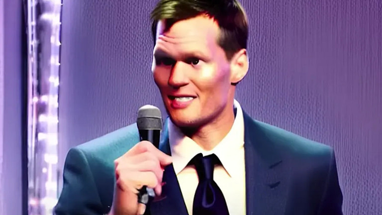 Tom Brady Threatens Lawsuit Over AI Special, Comedians Take Video Down - Credit: TMZ
