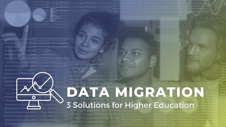 The data migration process to a new student information system is complex.