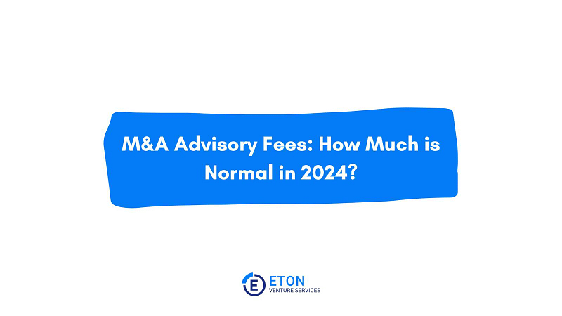 M&A advisory fees - how much is normal in 2024