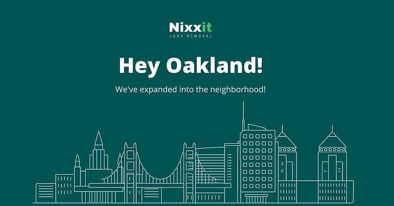 Nixxit Expands Junk Removal Operations To West Oakland, CA 1 Nixxit Junk Removal Expands To Oakland