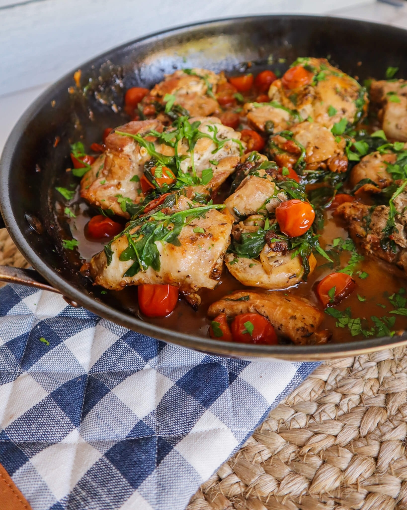 Tuscan Coconut Chicken: healthy and easy to make! | www.jillzguerin.com