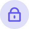 purple lock icon